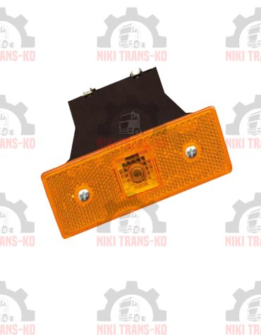 Габарит правоаголен ЛЕД 12/24в бел/жолт